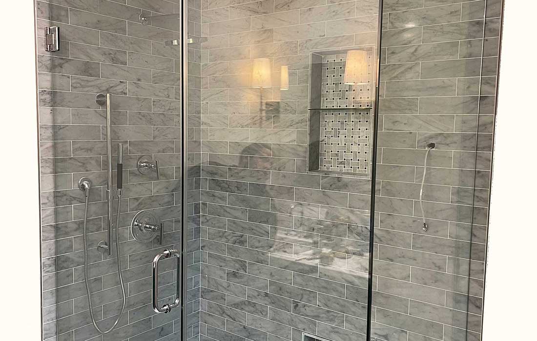 frameless glass shower door by GlassTech